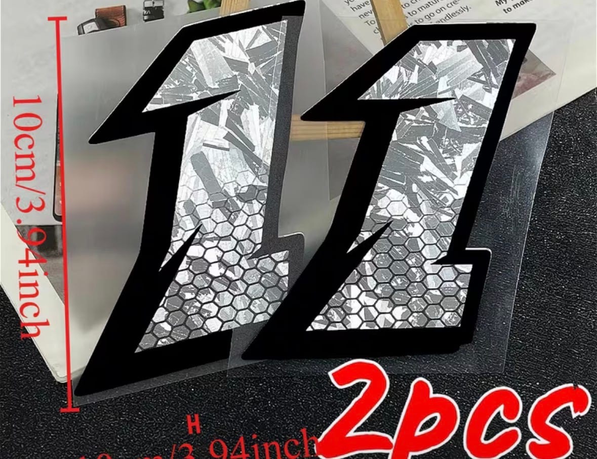 Nummer sticker